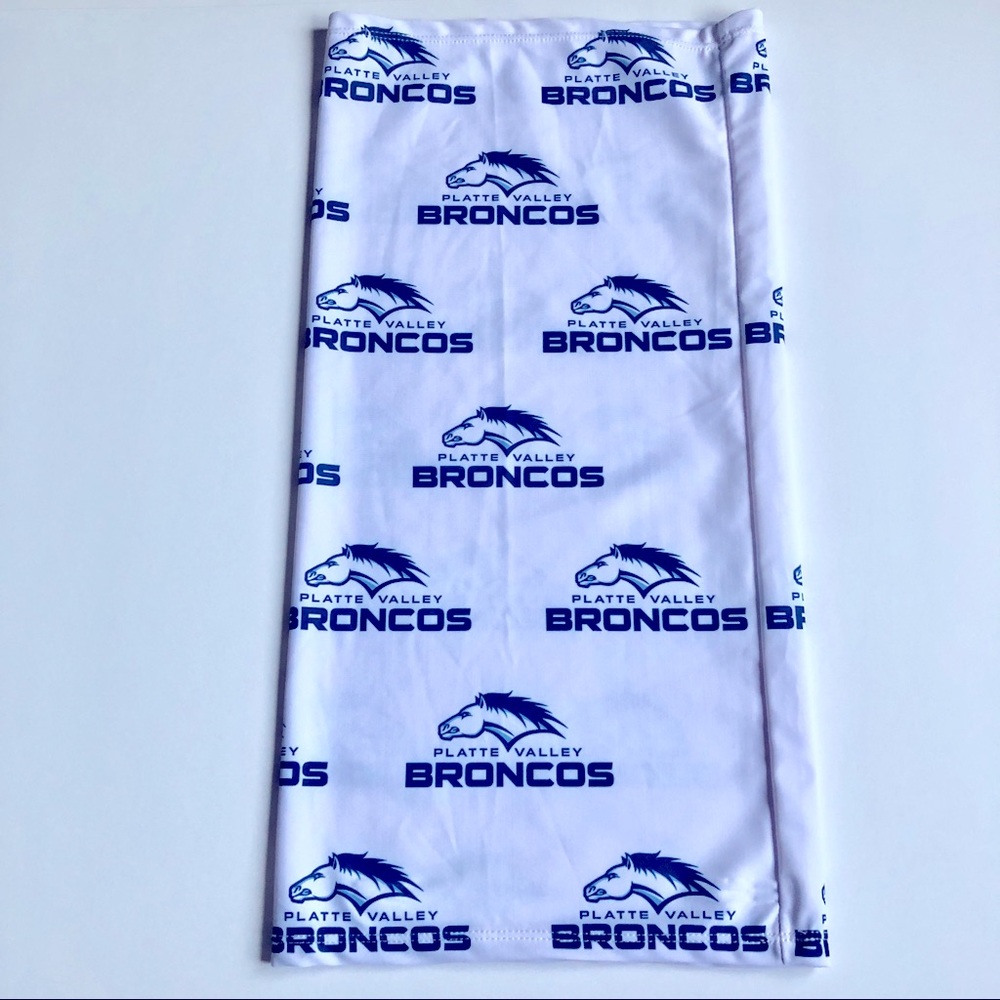 Neck Gaiter Headband Hiking Wear PLATTE VALLEY BRONCOS Men’s UNISEX - Picture 2 of 11